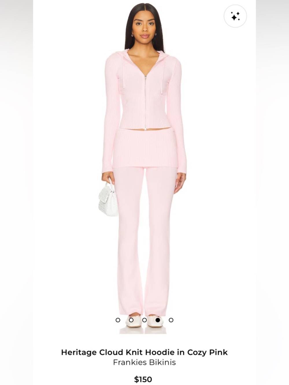 Frankie’s Bikinis Heritage Cloud Knit Hoodie + Aimee Cloud Knit Pant